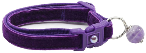 Dark Purple Violet Cat Collar