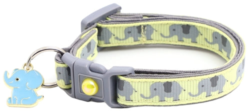 Elephants Breakaway Cat Collar