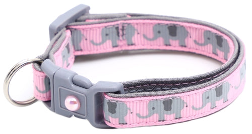 Elephants Breakaway Cat Collar