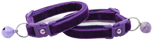 Dark Purple Violet Cat Collar