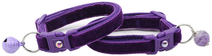 Dark Purple Violet Cat Collar