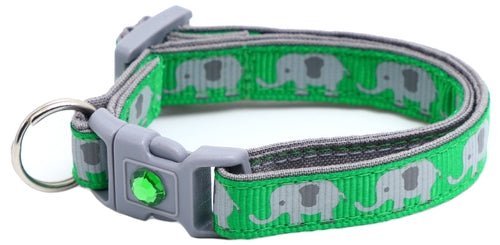 Elephants Breakaway Cat Collar