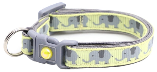 Elephants Breakaway Cat Collar