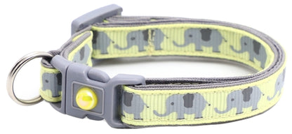 Elephants Breakaway Cat Collar