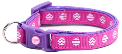 Christmas Ornaments on Pink Cat Collar