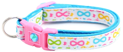 Brightly Colored Bows Cat Collar