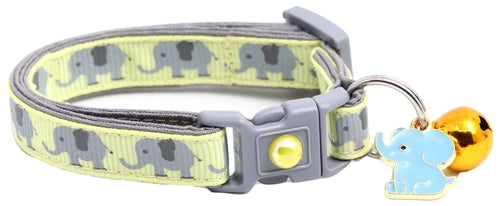 Elephants Breakaway Cat Collar