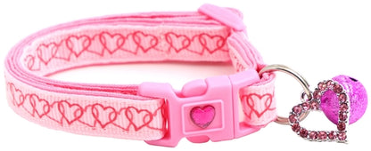 Linked Hearts Breakaway Cat Collar