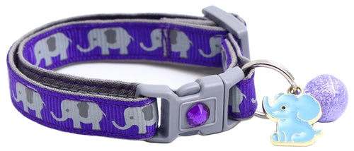 Elephants Breakaway Cat Collar