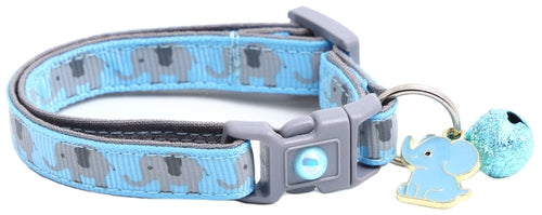 Elephants Breakaway Cat Collar