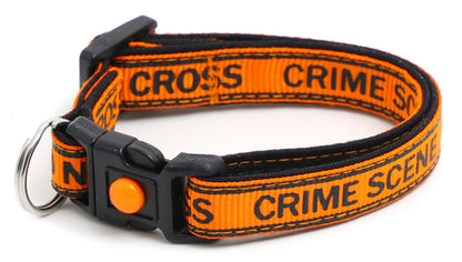 Crime Scene Do Not Cross Breakaway Cat Collar