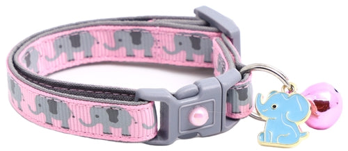 Elephants Breakaway Cat Collar