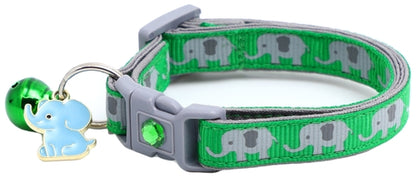 Elephants Breakaway Cat Collar
