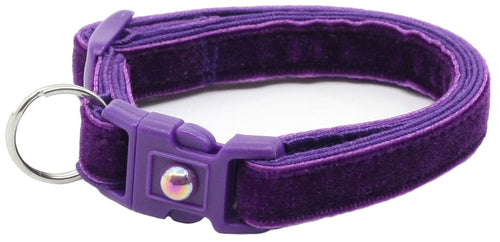 Dark Purple Violet Cat Collar