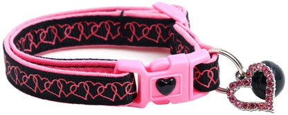 Linked Hearts Breakaway Cat Collar