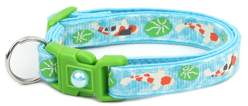Koi Pond Breakaway Cat Collar