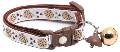Chocolate Chip Cookies on White Cat Collar