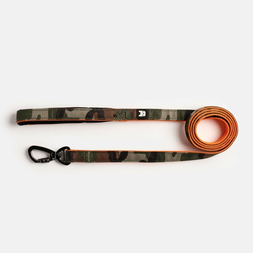 Poplin Camo Dog Leash – Durable Leash with Padded Handle & Secure