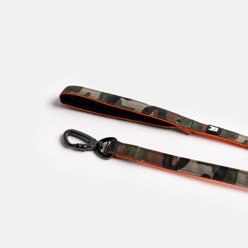 Poplin Camo Dog Leash – Durable Leash with Padded Handle & Secure