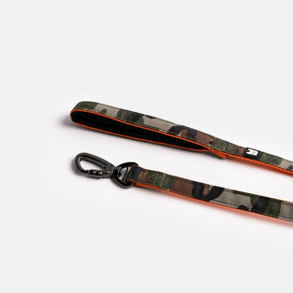 Poplin Camo Dog Leash – Durable Leash with Padded Handle & Secure