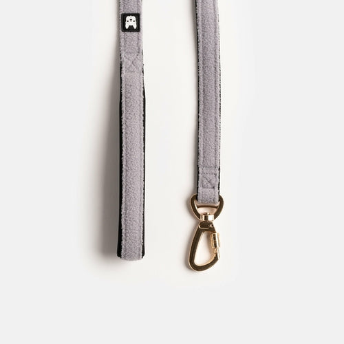 🌊 Aquafleece Dog Leash – Grey Water-Resistant Leash with Padded Handle