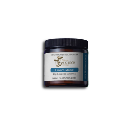 Lion’s Mane Mushroom Powder – 100% Fruiting Body Extract