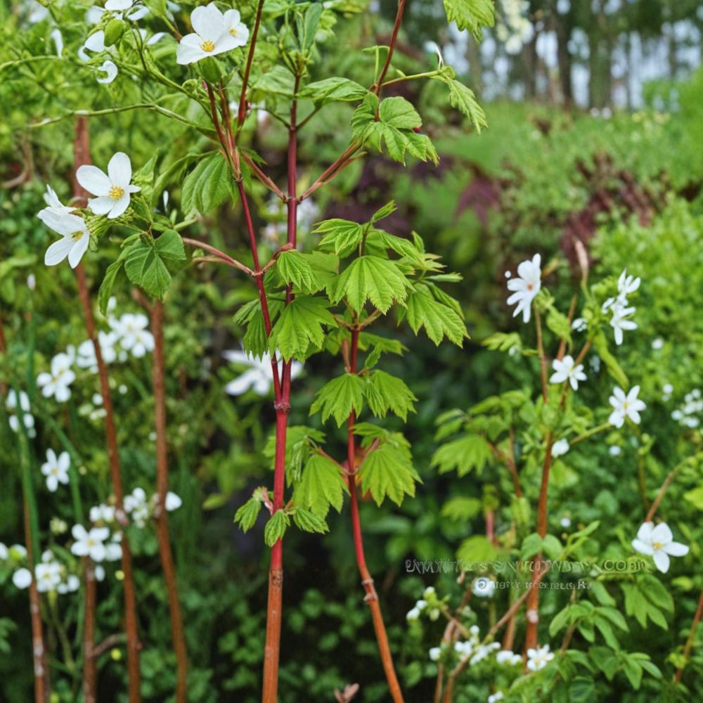 Acer circinatum ‘Pacific Fire’ – Red Bark Vine Maple | Rare Japanese Maple Relative | #3 Container | 40–50" Tall