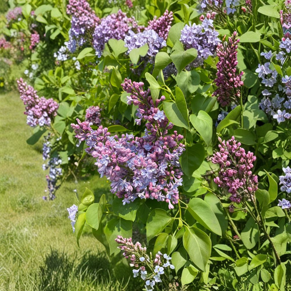 President Grevy Lilac – Fragrant Double Blue Lavender Flowering Shrub in 1 Gallon Pot