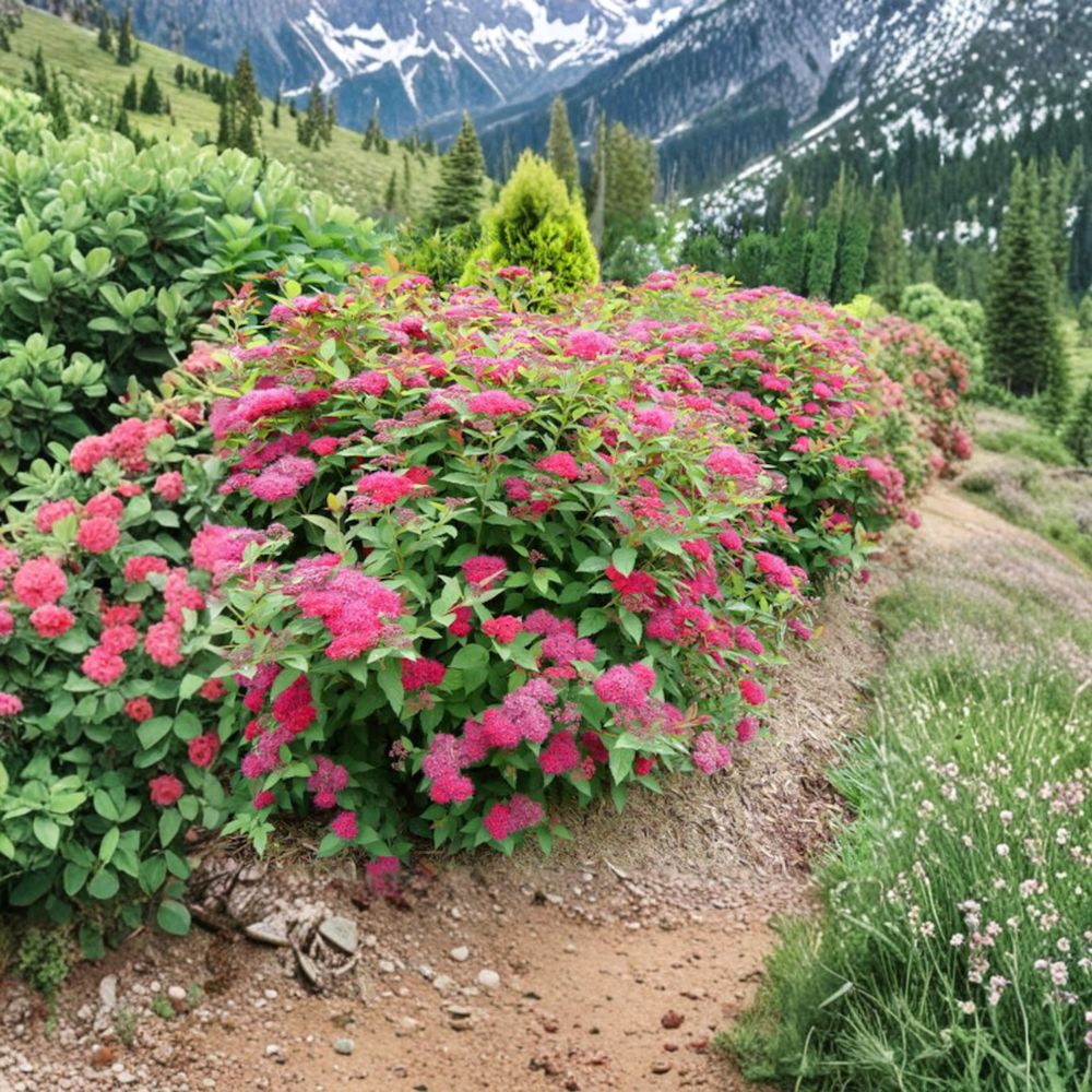 Double Play® Doozie® Spiraea japonica Live Plant | 4 Inch Pot | Non-Invasive Flowering Shrub