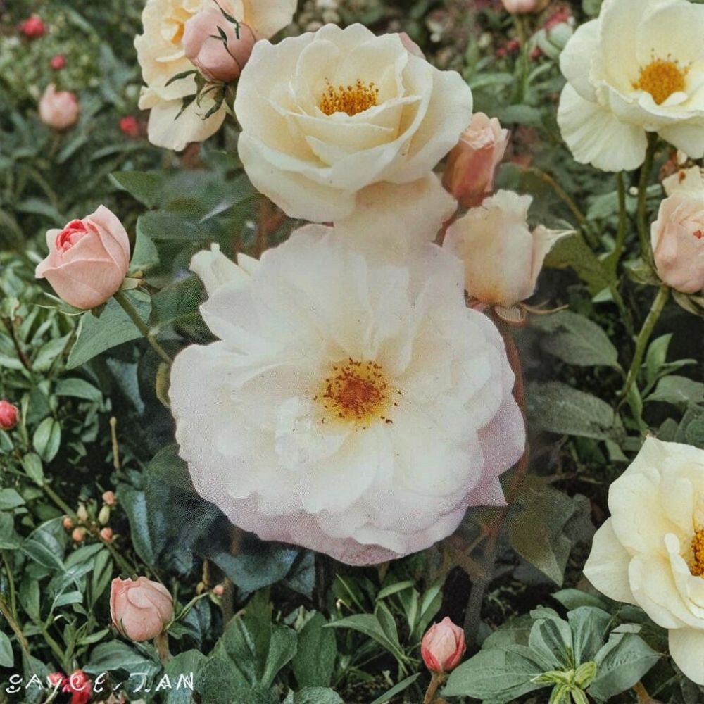 Iceberg Floribunda Rose – Pure White Everblooming Shrub | 1 Gallon Live Plant