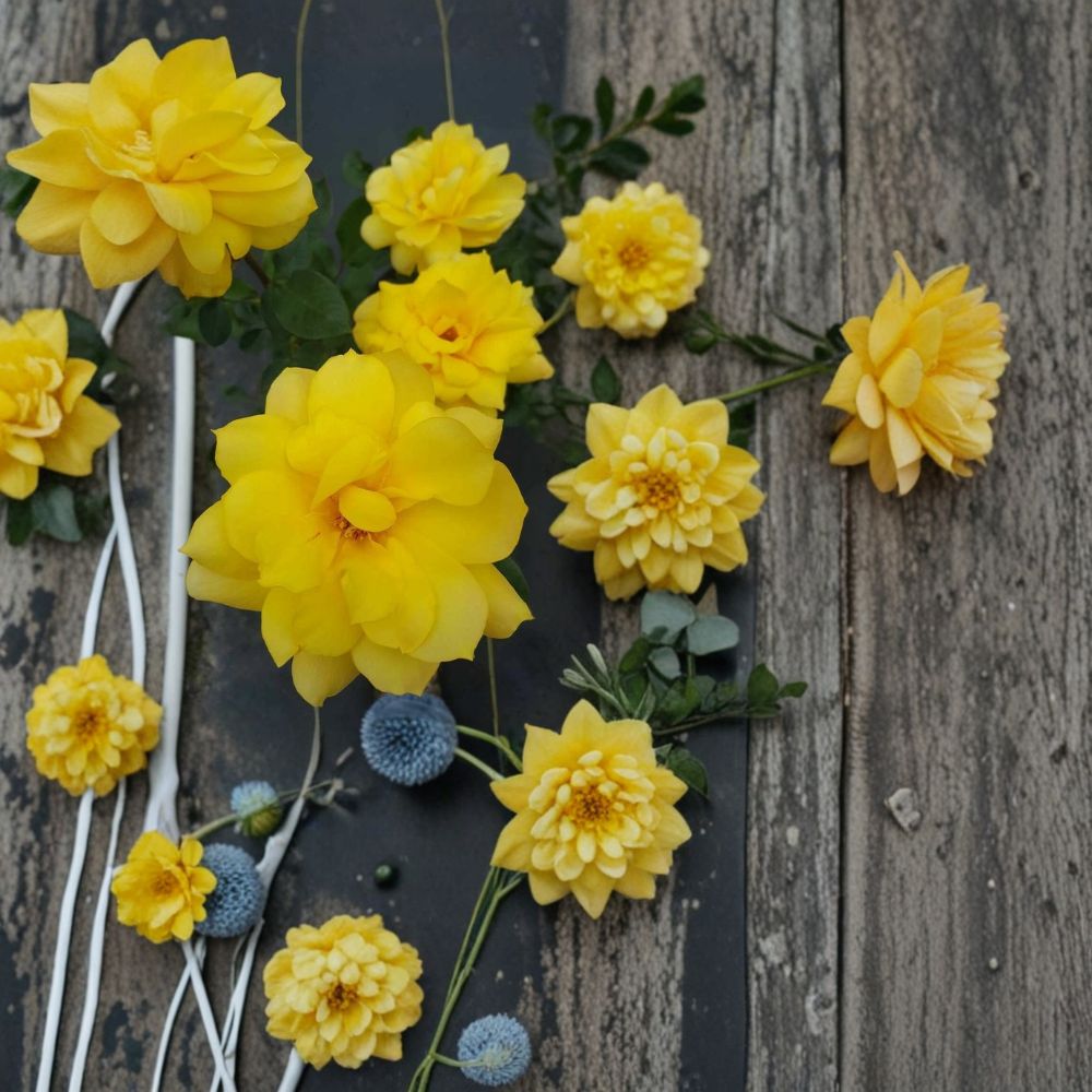 Gold Glow Rose – Bright Yellow Fragrant Hybrid Tea Rose Bush | 2 Gallon Live Plant