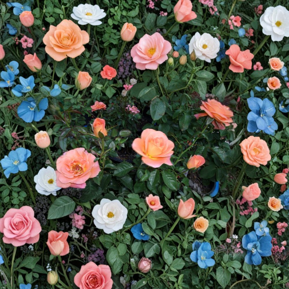New Year Grandiflora Rose Live Bush Plant | 1 Gallon Rooted Rose for Garden & Landscape