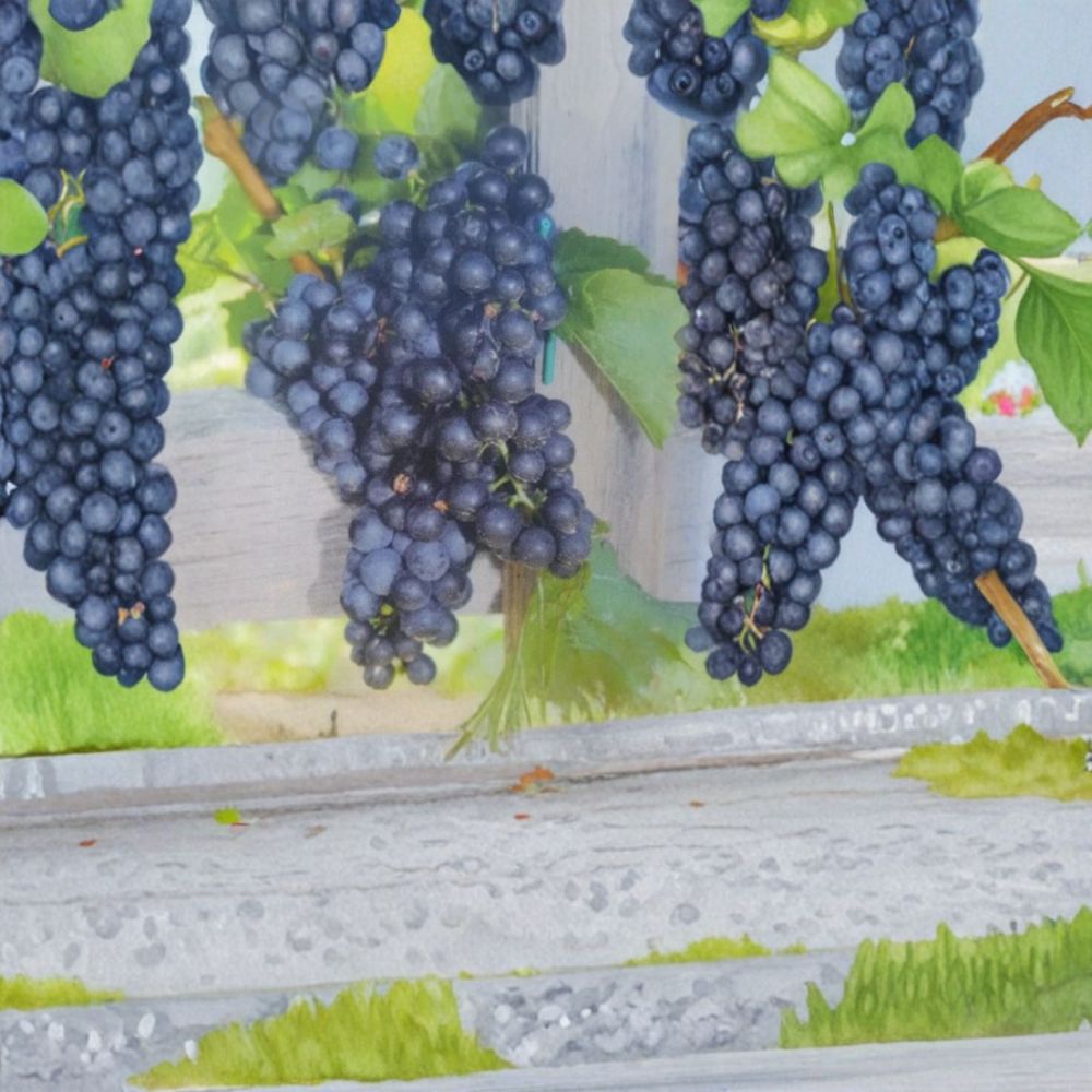 Mars Seedless Grape Vine - Vitis labrusca 'Mars' Live Plant | 3 Gallon | Sweet Seedless Grapes