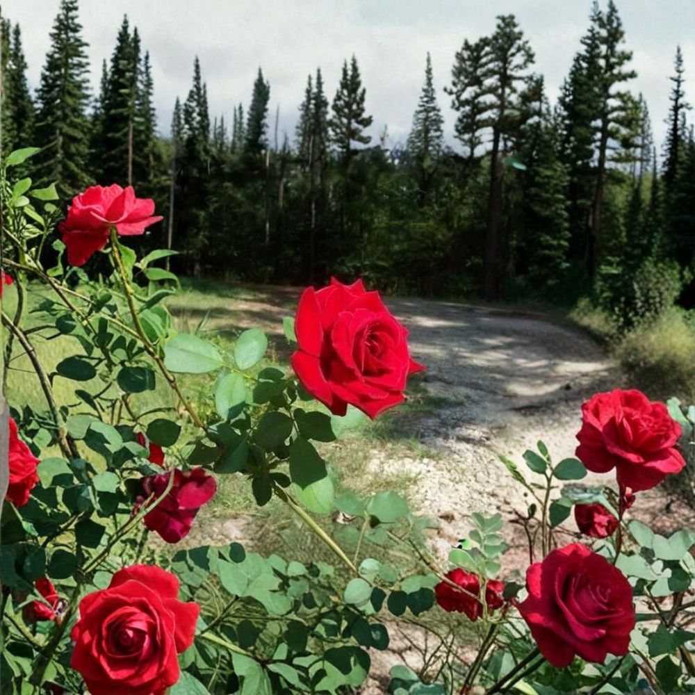 Climbing Don Juan Rose Live Plant | 5 Gallon Fragrant Red Climbing Rose
