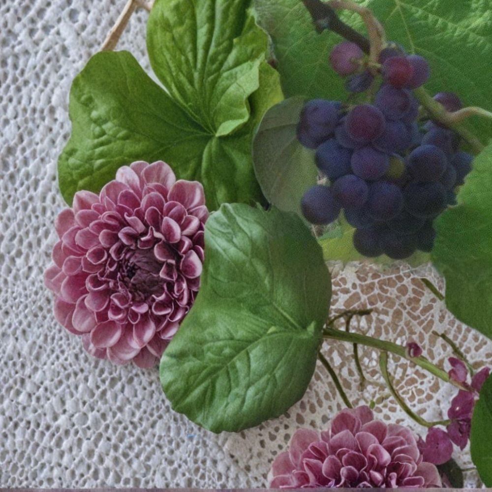 Saturn Blue Seedless Grape Vine Live Plant | 2 Gallon | Self-Fertile Seedless Grapes