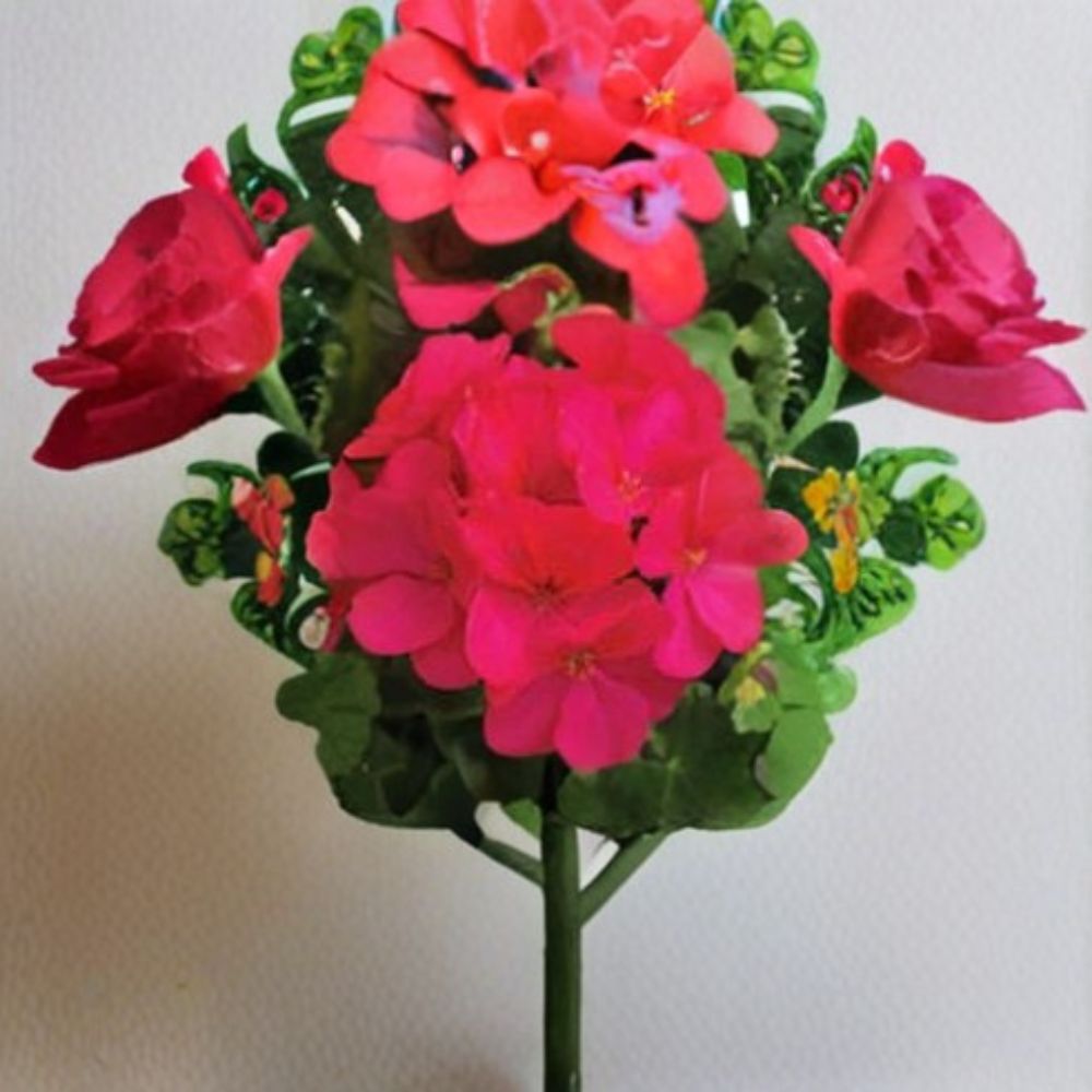 Geranium Multibloom Violet Pelargonium Seeds | 1,000 Violet Continuous Blooms | Compact Garden Variety