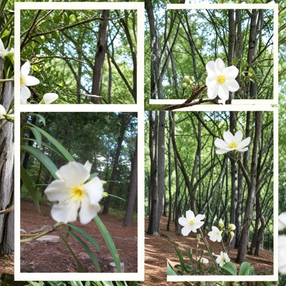 White Oleander Nerium oleander Live Plant | 1 Gallon Evergreen Shrub with White Flowers