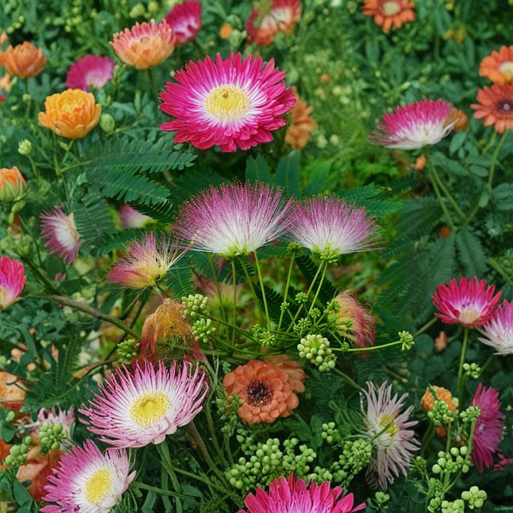 Mimosa Tree Albizia julibrissin Live Plant 4-6 Feet Persian Silk Tree Fast Growing Shade Tree