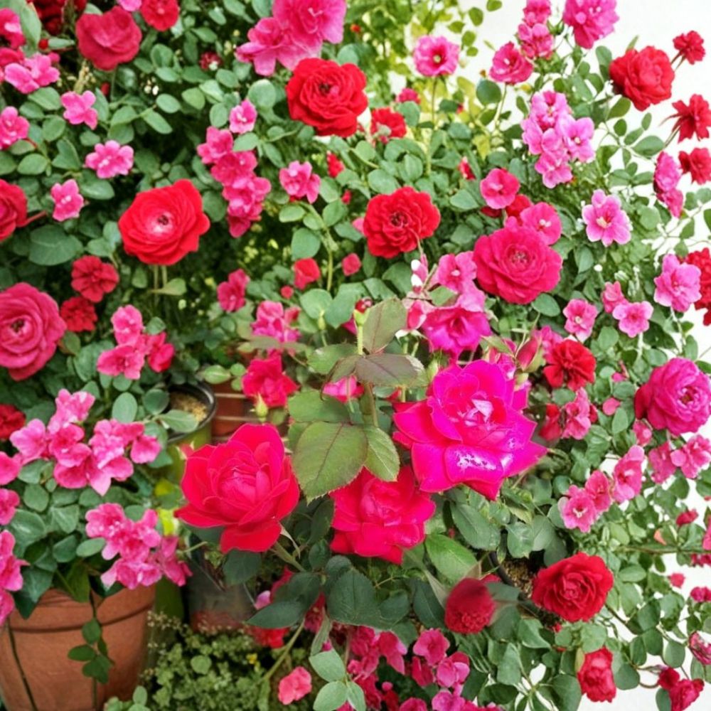 Double Knock Out® Red Rose - 5 Gallon Disease Resistant Rosa Hybrid Plant
