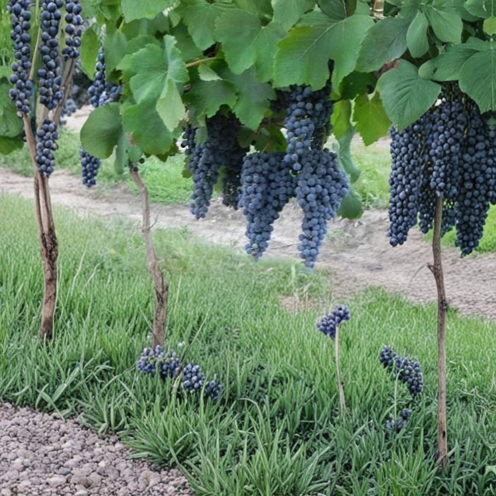 Paseante Noir Wine Grape Vine – 4–6 Feet Tall, Pierce's Disease Resistant, Self-Fertile Vitis vinifera