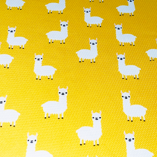 Llama Yellow Tie On Dog Bandana