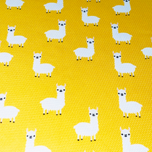Llama Yellow Tie On Dog Bandana