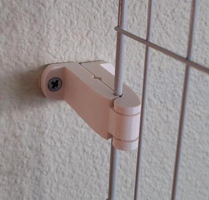 XPen Wall Mount Brackets - Long Design for Custom Pet Pen Configurations (4-Pack)
