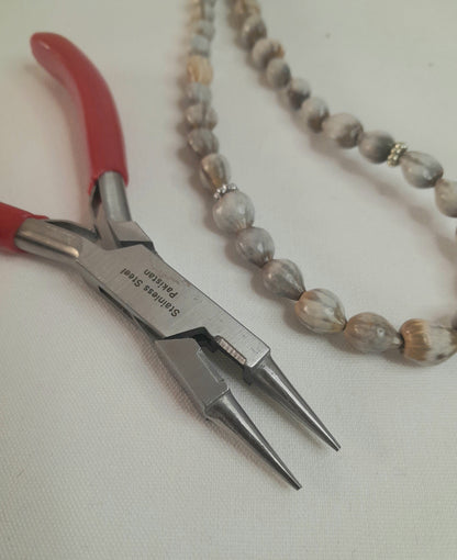 Rosary Pliers (round nose & flat cutter) 5"