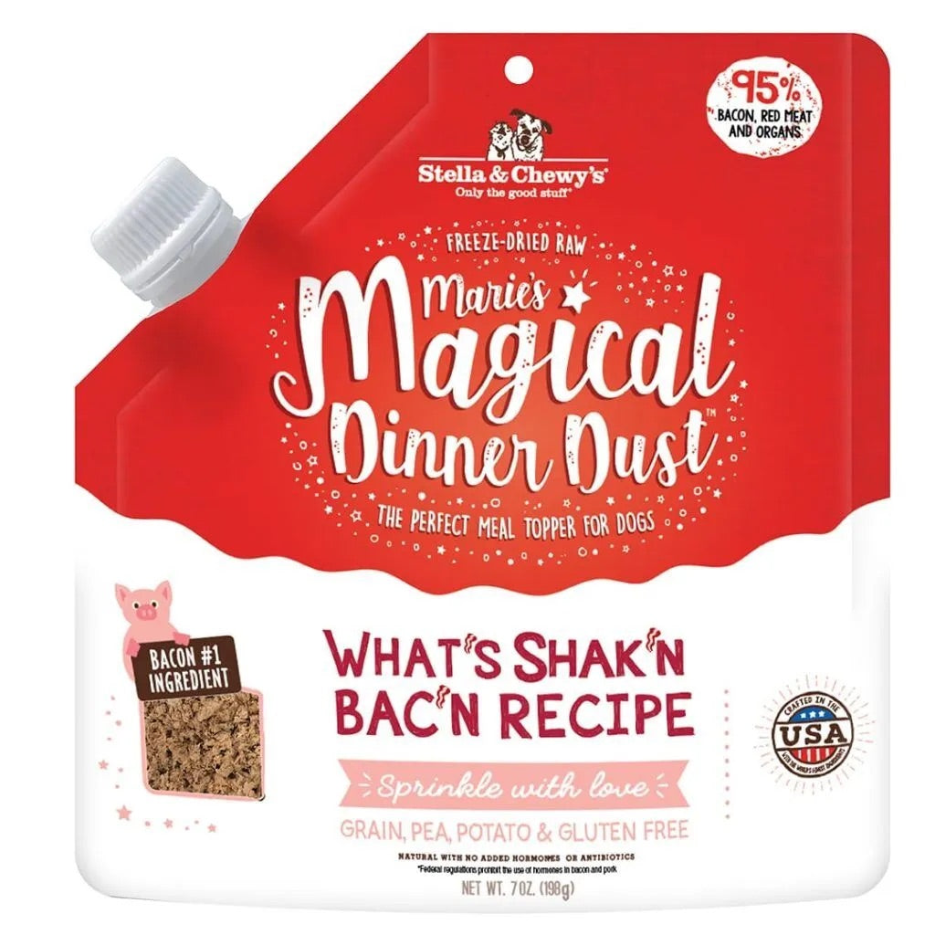 Stella & Chewy's Freeze Dried Magical Dinner Dust Bacon Dog Food (7oz)