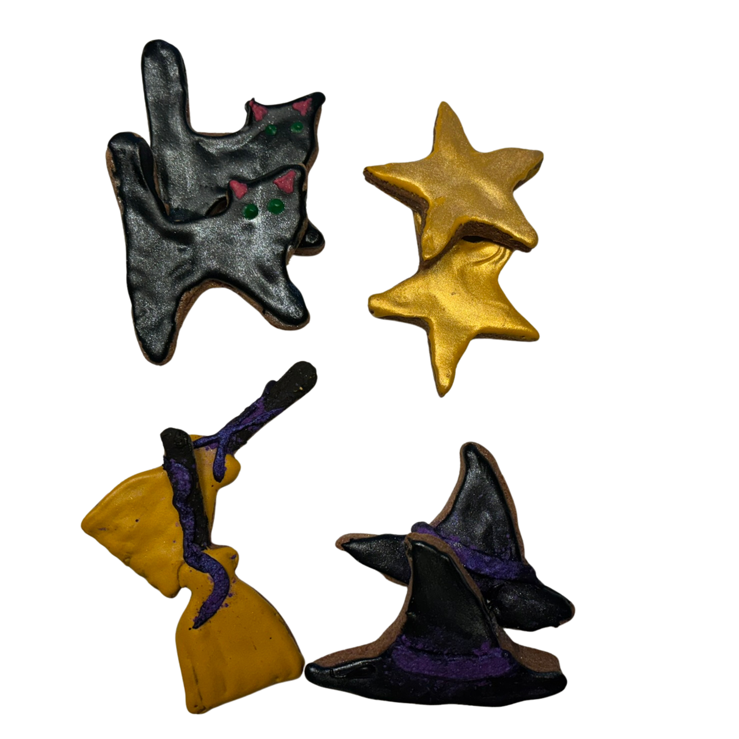 Moon Magic Halloween Dog Cookies | Organic Handmade Dog Treats