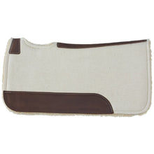MT34030FBP Natural 3 4 28x30 Felt Fleece Bottom Barrel Saddle Pad