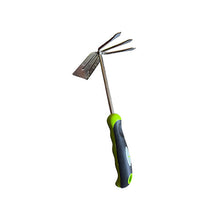 2-in-1 Garden Cultivator Rake Hoe Tiller Tool