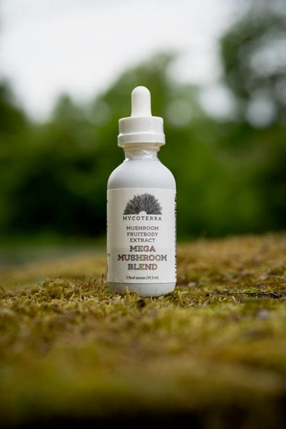 Organic Mega Blend Mushroom Tincture 2oz.