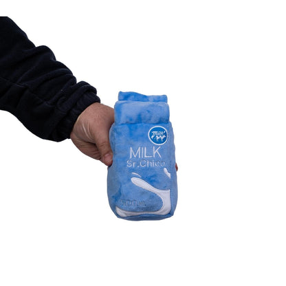 Cake Slice Milk Midnight Snack Plush Dog Toy Gift Set With Squeaker Crinkle Paper